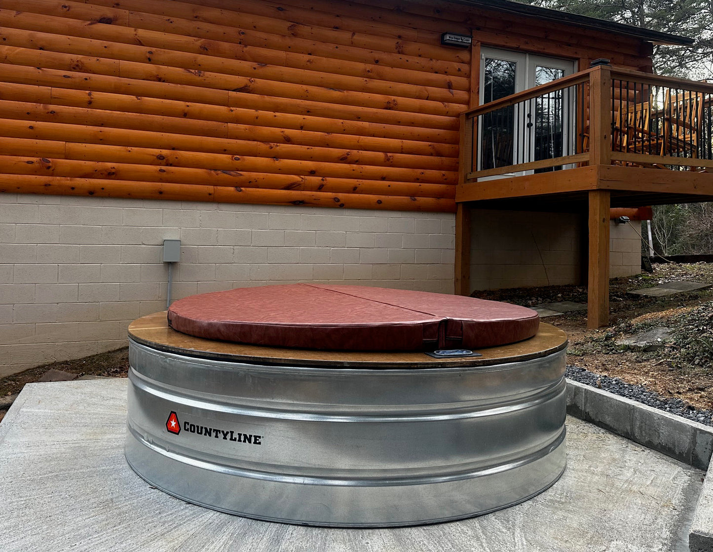 Six Person Stock Tank Hot Tub