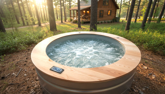 Six Person Stock Tank Hot Tub